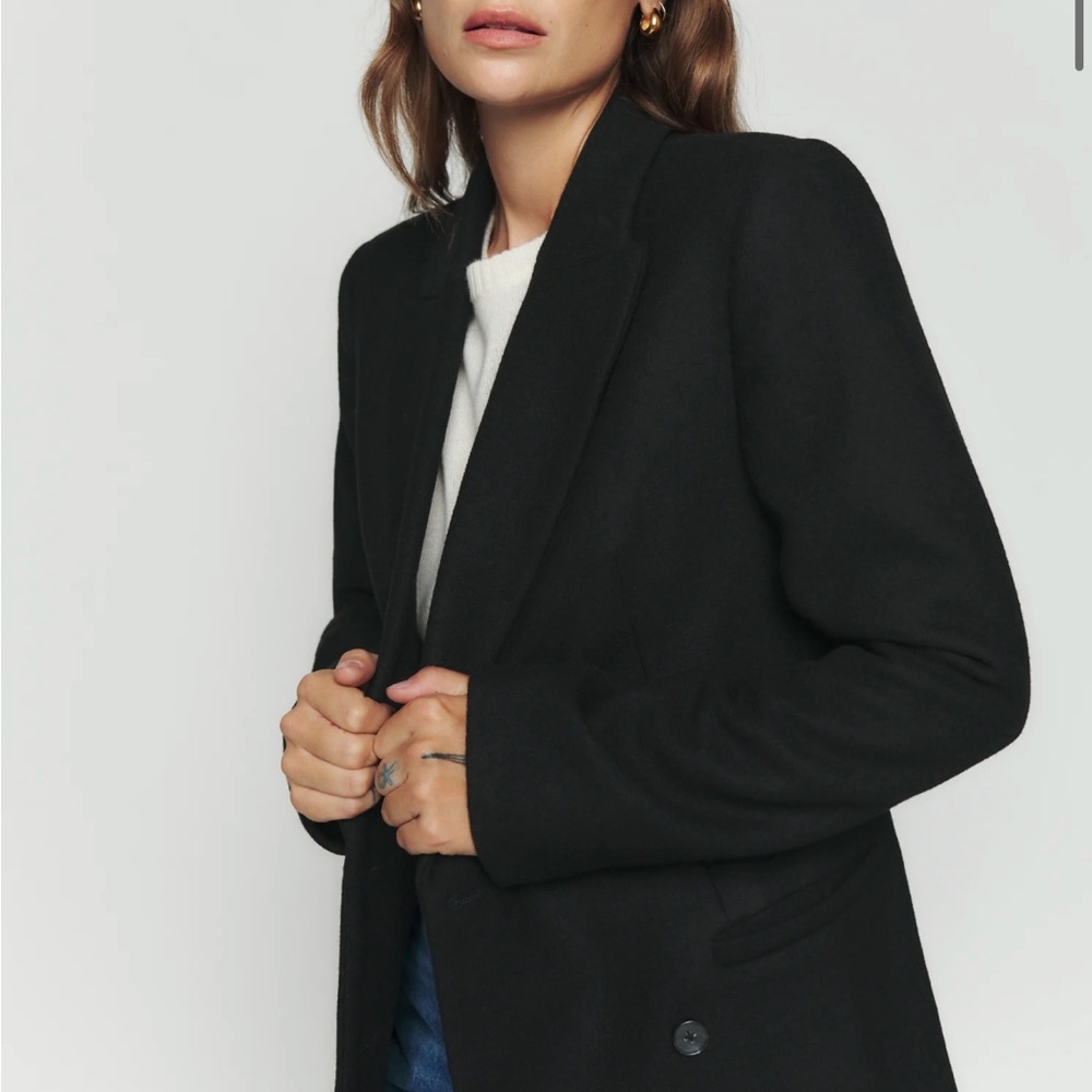 Reformation- Martins Fitted Double Breasted Blazer